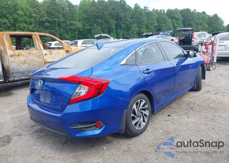 2018 Honda Civic Ex from USA, damaged, VIN 2HGFC2F77JH508367